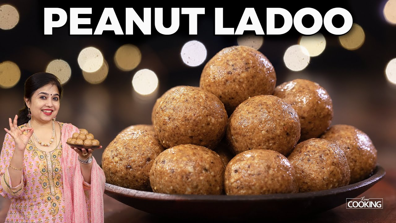 Peanut Ladoo Recipe | Healthy Snacks | High Protein Snacks | Peanut Ladoo with Jaggery