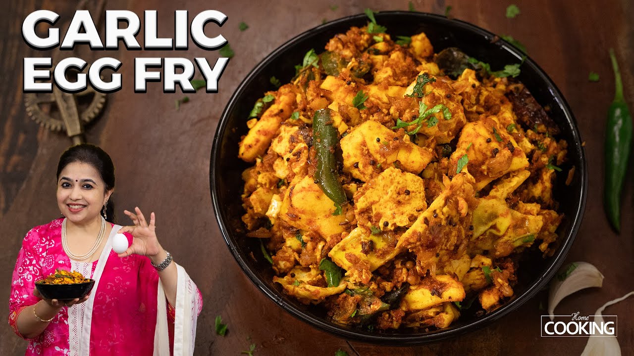 Garlic Egg Fry | Spicy Egg Garlic Fry | Lunch Ideas | Egg Vellulli Karam | Egg Recipes