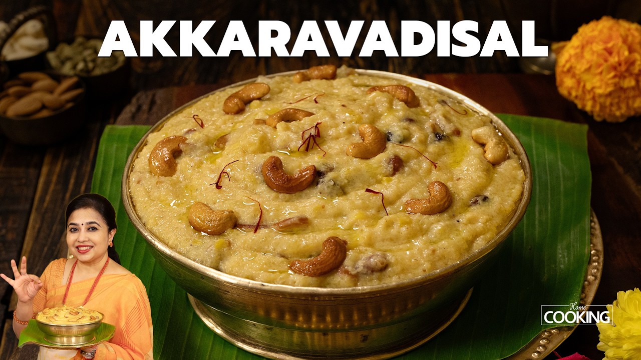 Akkaravadisal | Traditional Temple Prasadam | Milk Sweet Recipe