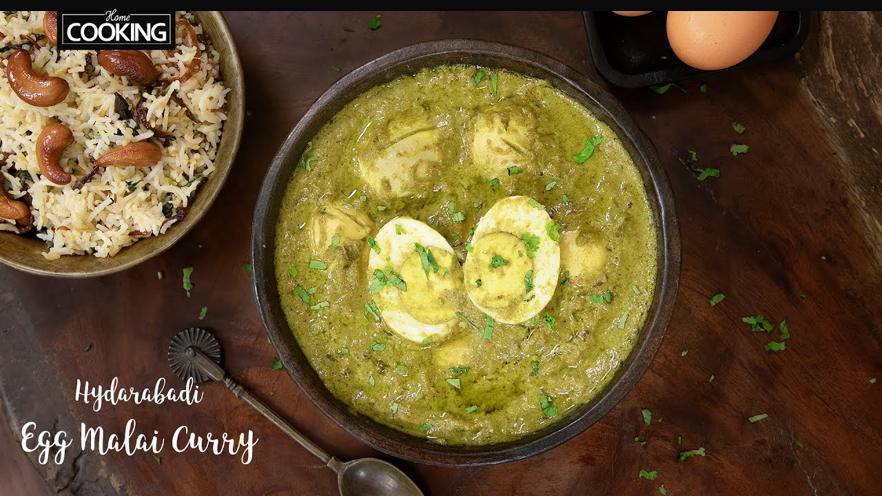 Hyderabadi Egg Malai Curry | Sidedish for roti |Anda curry | Egg curry l Egg recipe @HomeCookingShow