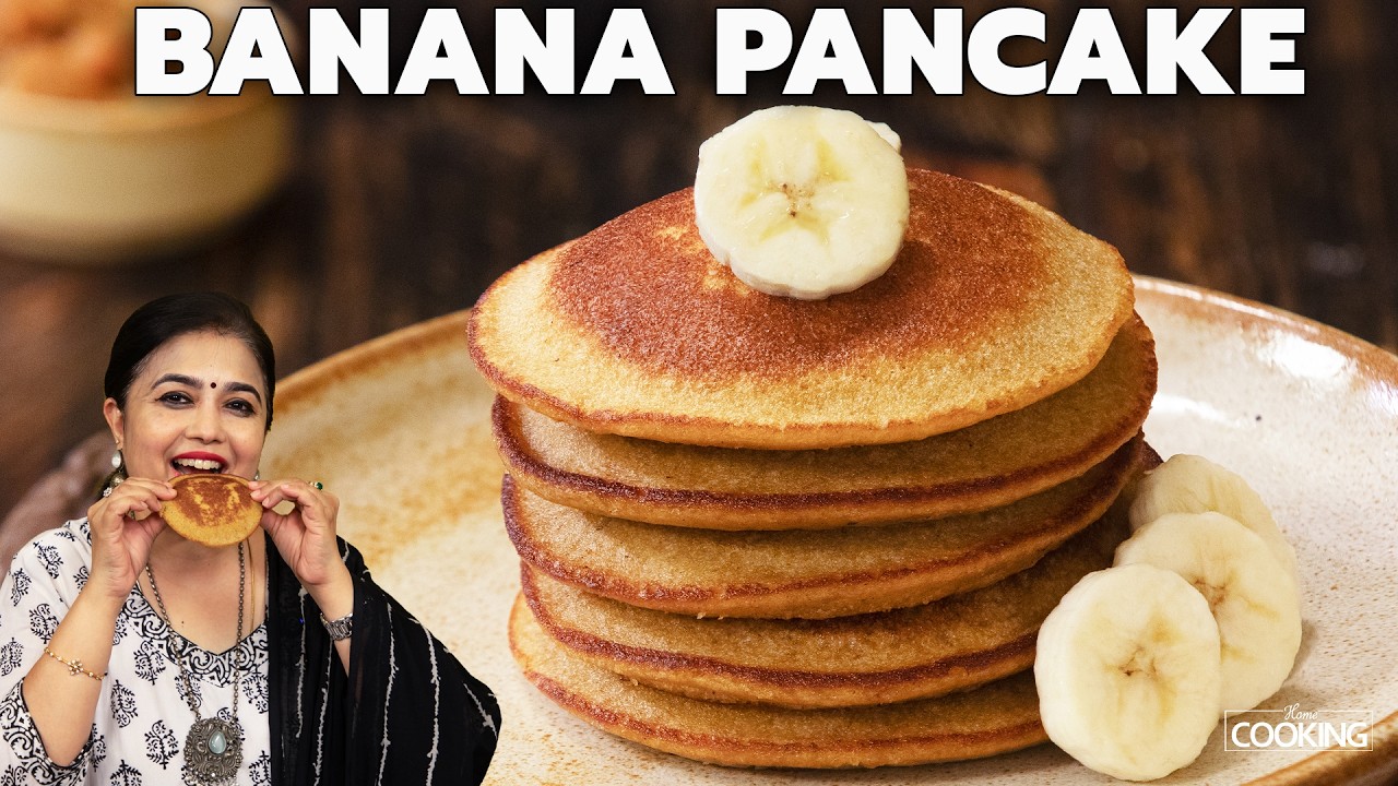 Soft & Fluffy Banana Pancakes | No Maida No Sugar | Instant Breakfast in 15 Min | Egg Recipes
