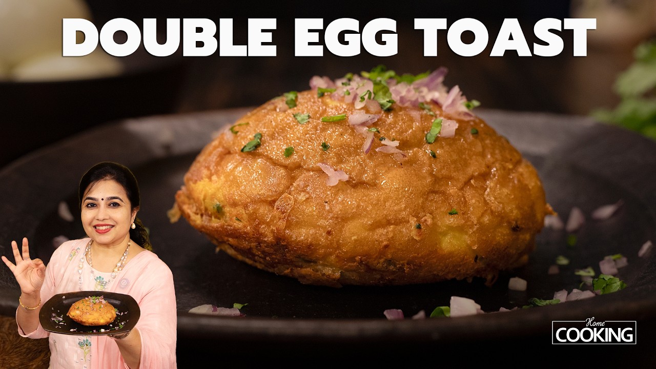 Double Egg Toast | Easy Egg Recipes | Protein Rich Egg Snack | Easy Breakfast Ideas