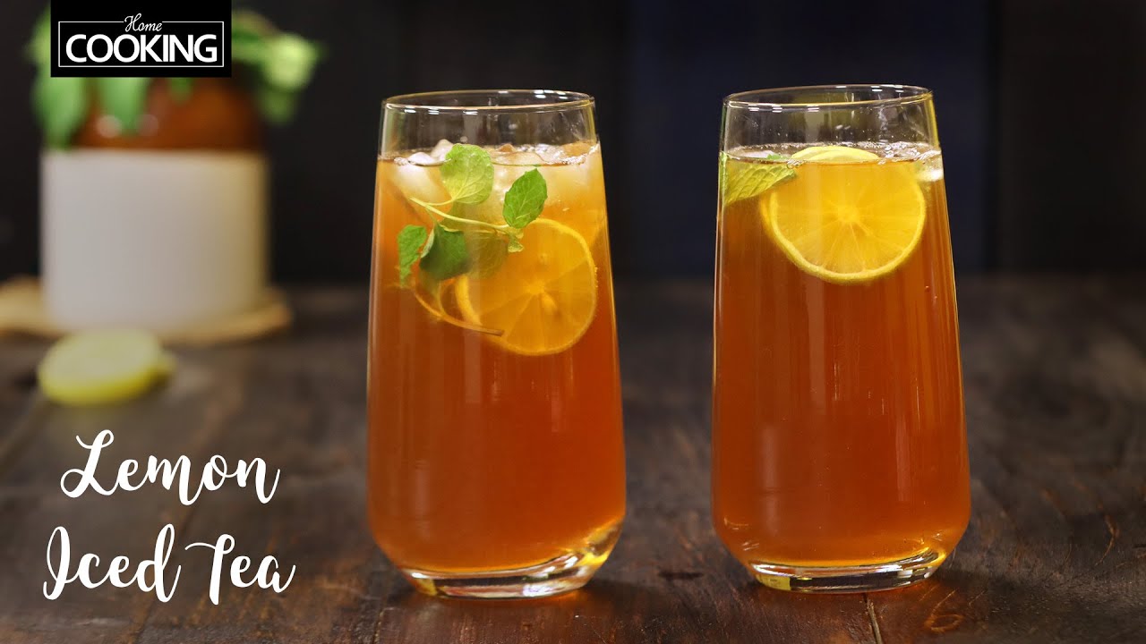Iced Lemon Tea | Ice Tea l lemon tea l Summer Drinks | How to make Iced Tea | Homemade Ice Tea
