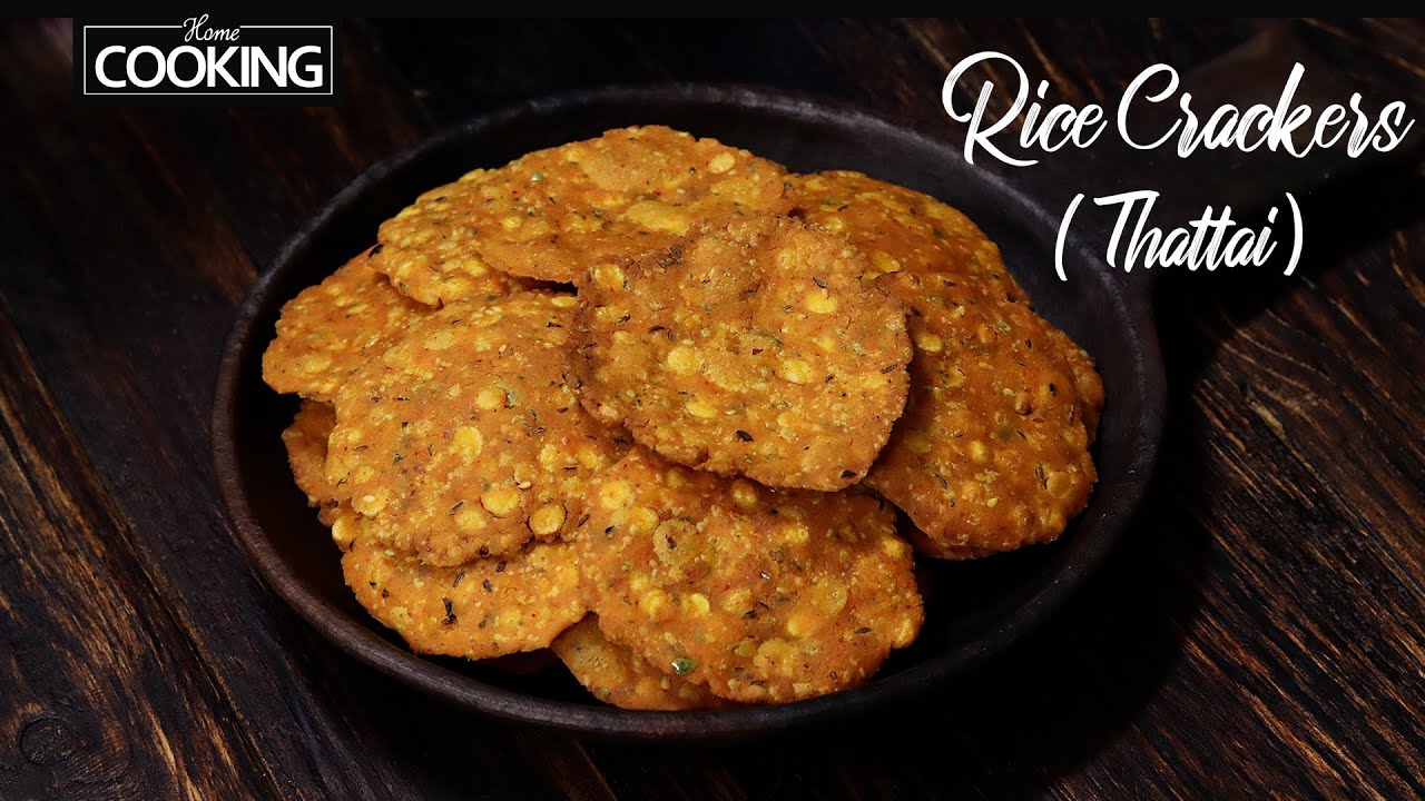 Indian Rice Crackers | NO GLUTEN SNACKS | Diwali Snacks | Rice Flour Crackers@HomeCookingShow
