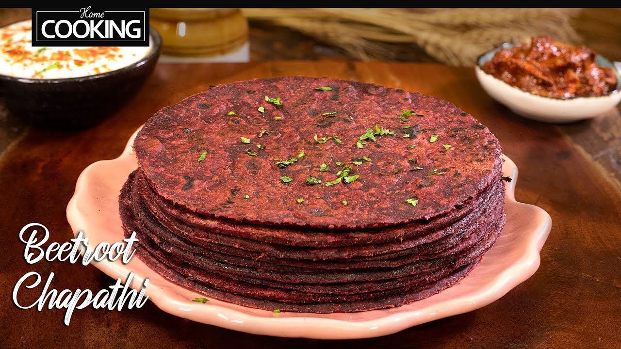 Beetroot Chapathi | Healthy Breakfast Recipes | Beetroot Paratha for Kids | Easy Dinner Ideas