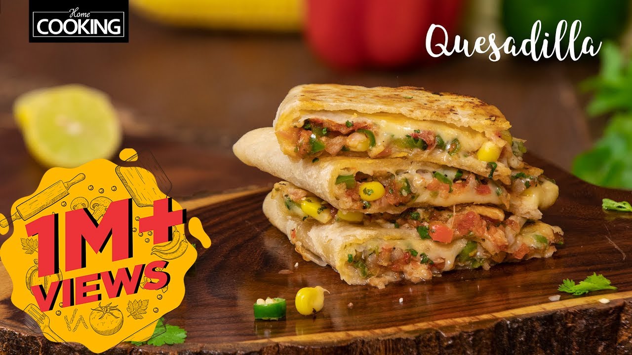 Quesadilla | Veg Quesadilla Recipe | Cheesy Quesadilla | Mexican style Quesadilla | Tortilla Recipe