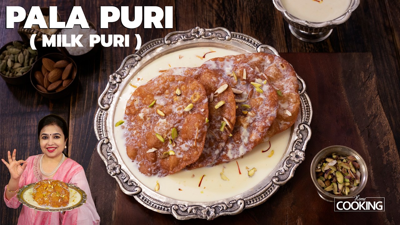 Pala Puri Recipe | Milk Puri | Traditional Andhra Sweet | Festival Dessert