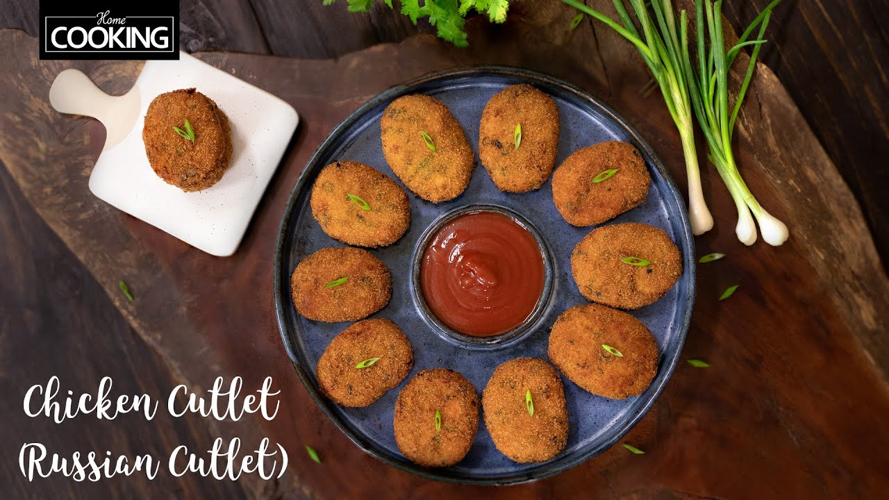Chicken Cutlet | Russian Cutlet | Chicken Russian Cutlets | Chicken Starter @HomeCookingShow