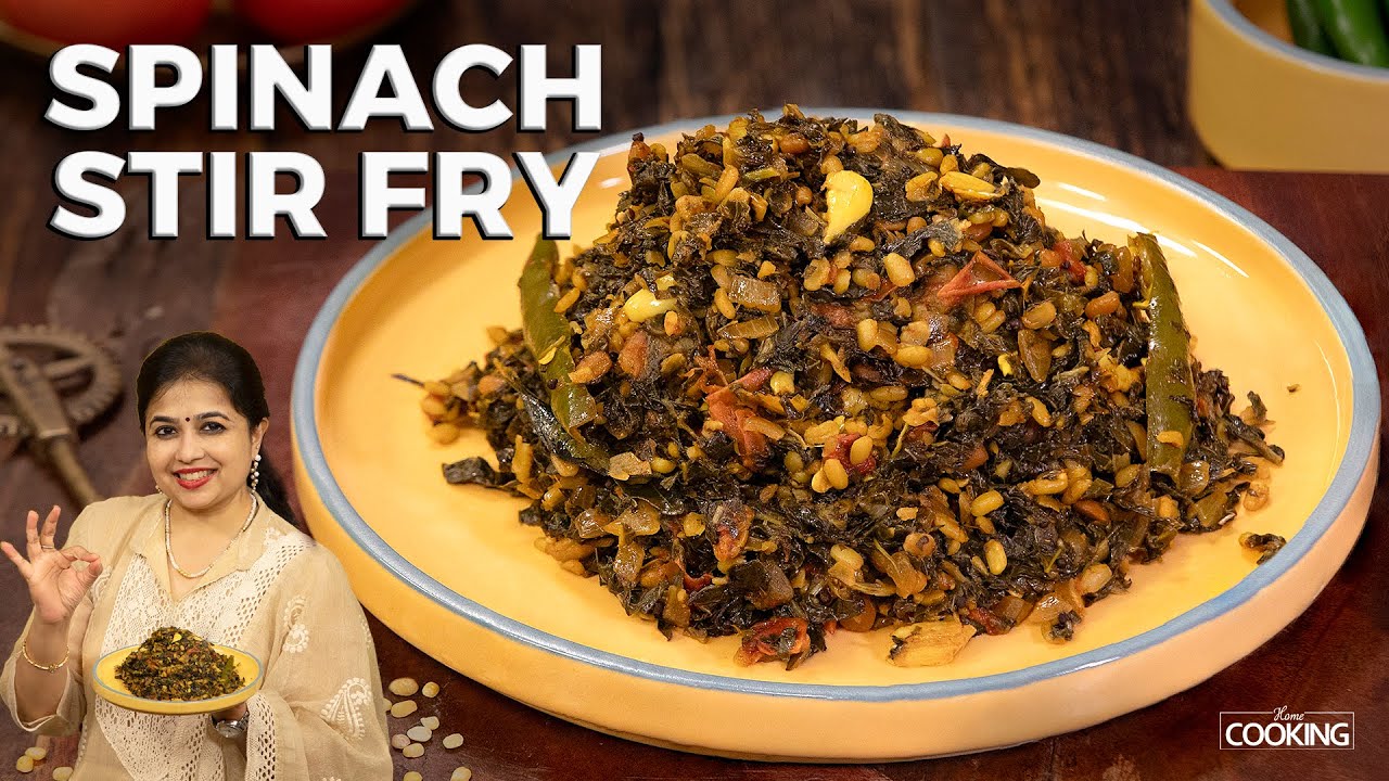 Spinach Stir Fry | Spinach Sabzi | Instant Pot Recipes | Healthy Side dish | Spinach Recipes