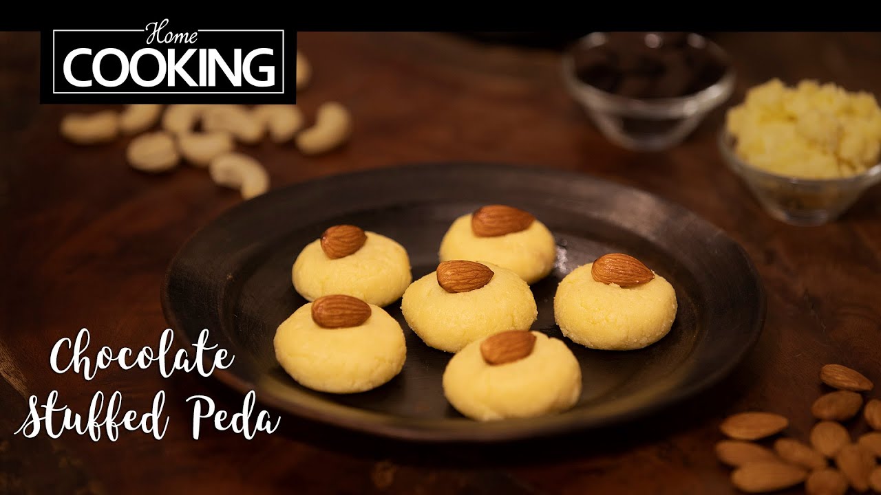 Doodh Peda With Chocolate | Milk Sweet | Diwali Sweets | Chocolate sweets