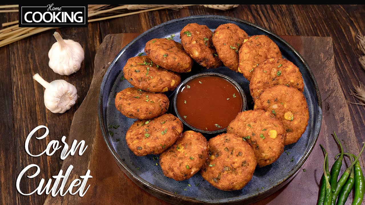 Crispy Corn Cutlet Recipe | Evening Snacks Recipe | Sweet Corn Vada | Corn Patties | Corn Recipes