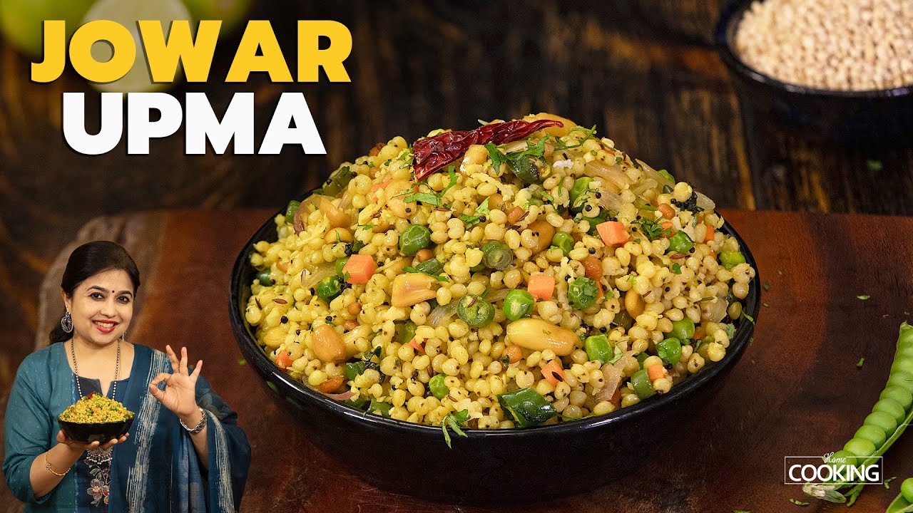 Jowar Upma Recipe | High-Fiber, Gluten-Free Breakfast | Sorghum Upma | Healthy Millet Breakfast