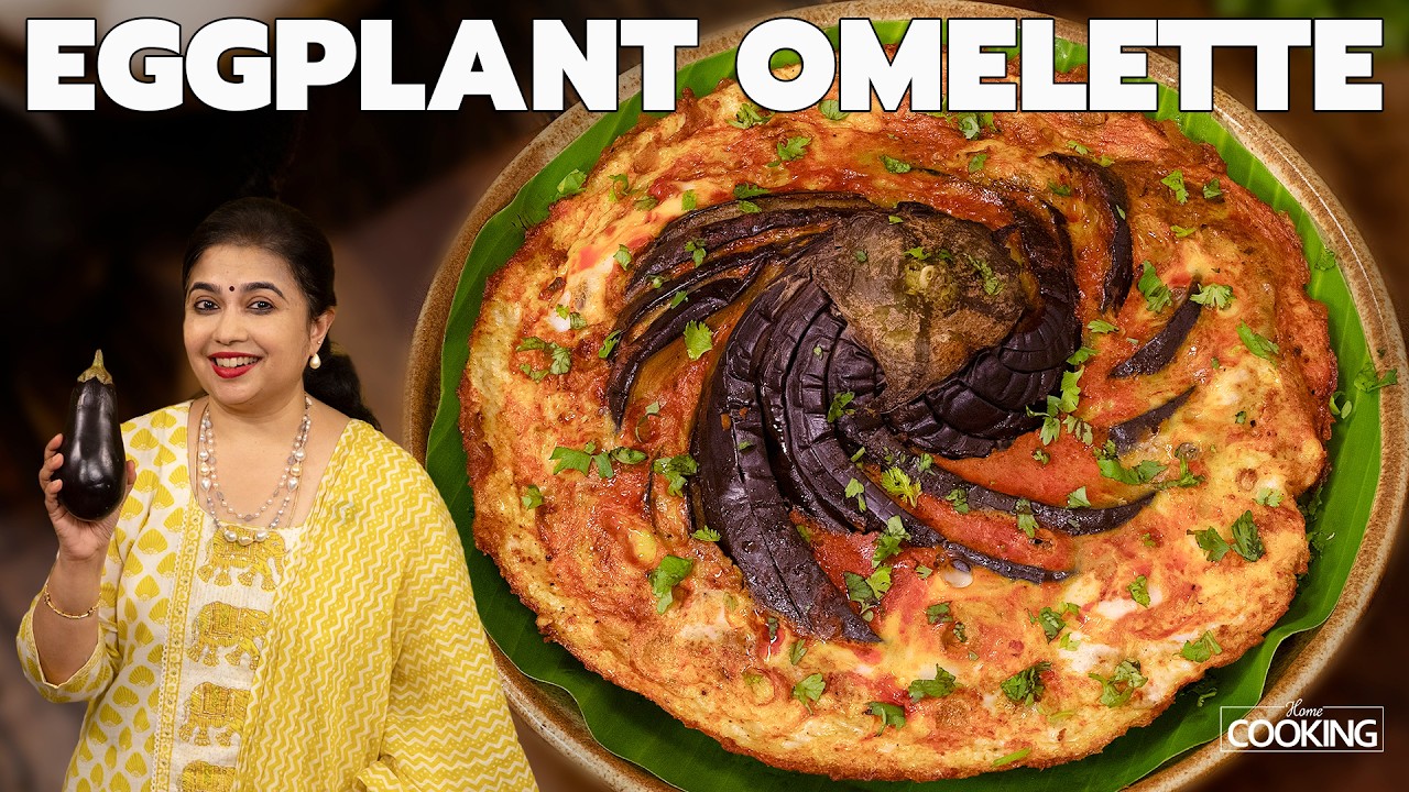Eggplant Omelette | High protein Egg Recipes | Omelette Recipe | Brinjal Recipe