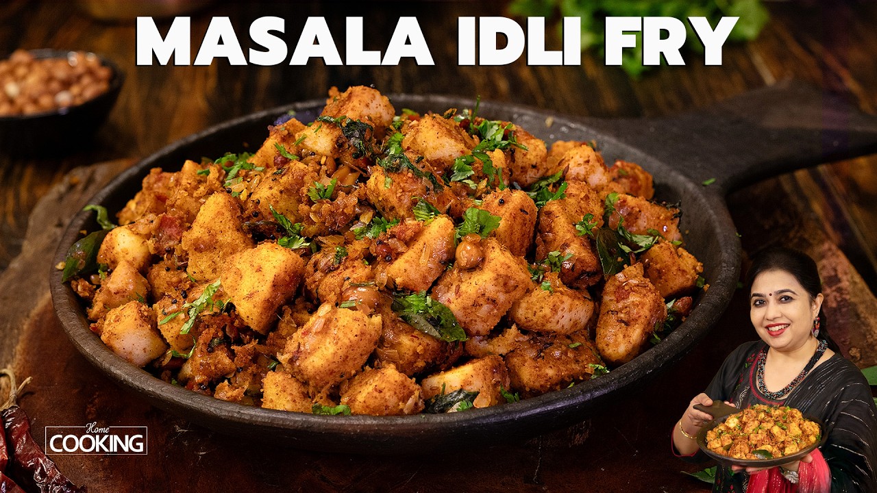 Crispy Masala Idli Fry | Leftover Idli Recipe | Idli Podi Twist