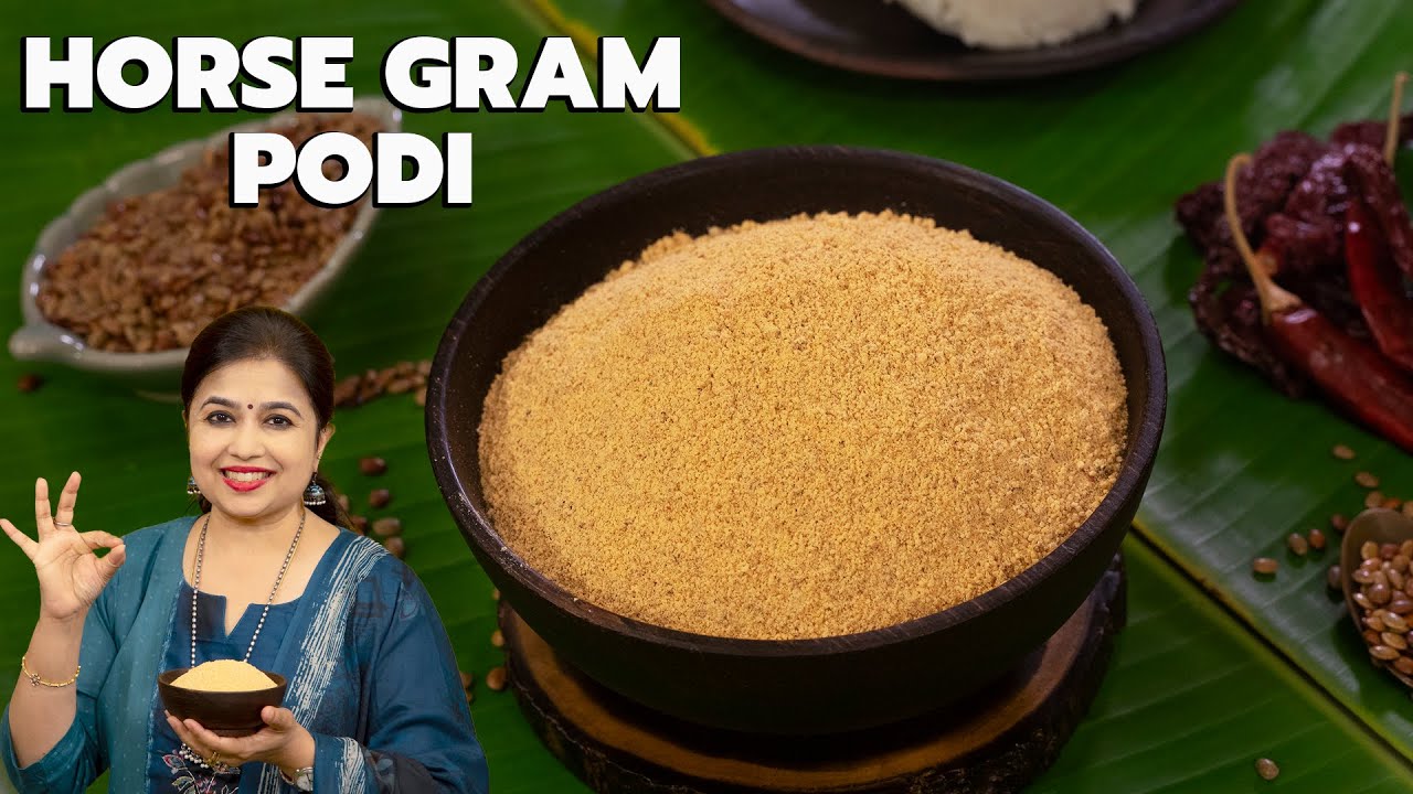 Horse Gram Podi Recipe |  Kollu podi | Healthy Recipes | Side dish for Idli Dosa | Horse Gram powder