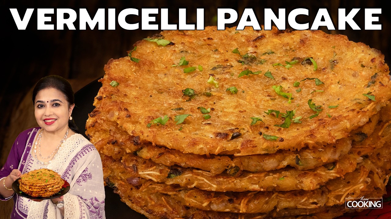 Vermicelli Pancake | Quick Breakfast Ideas | Vegetable Pancake