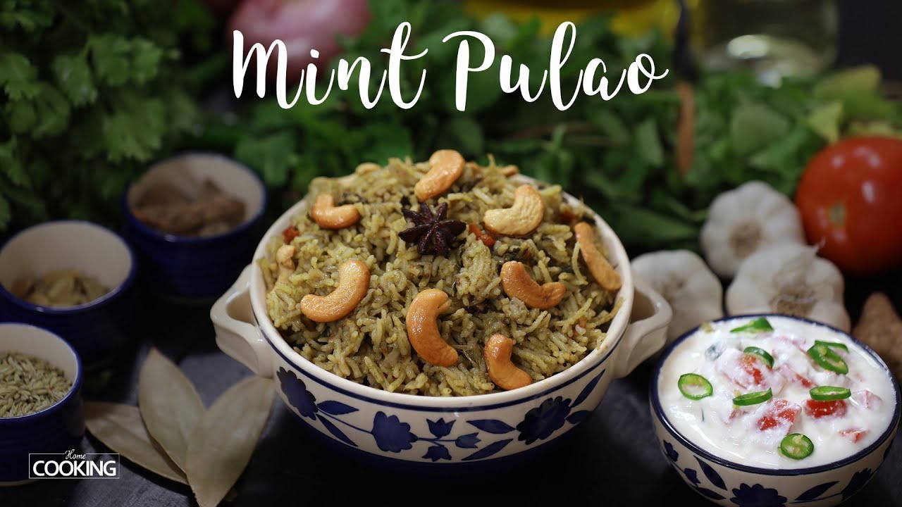 Mint Pulao | Lunch Box Recipes | Pudina Rice | Variety Rice | Rice Recipes