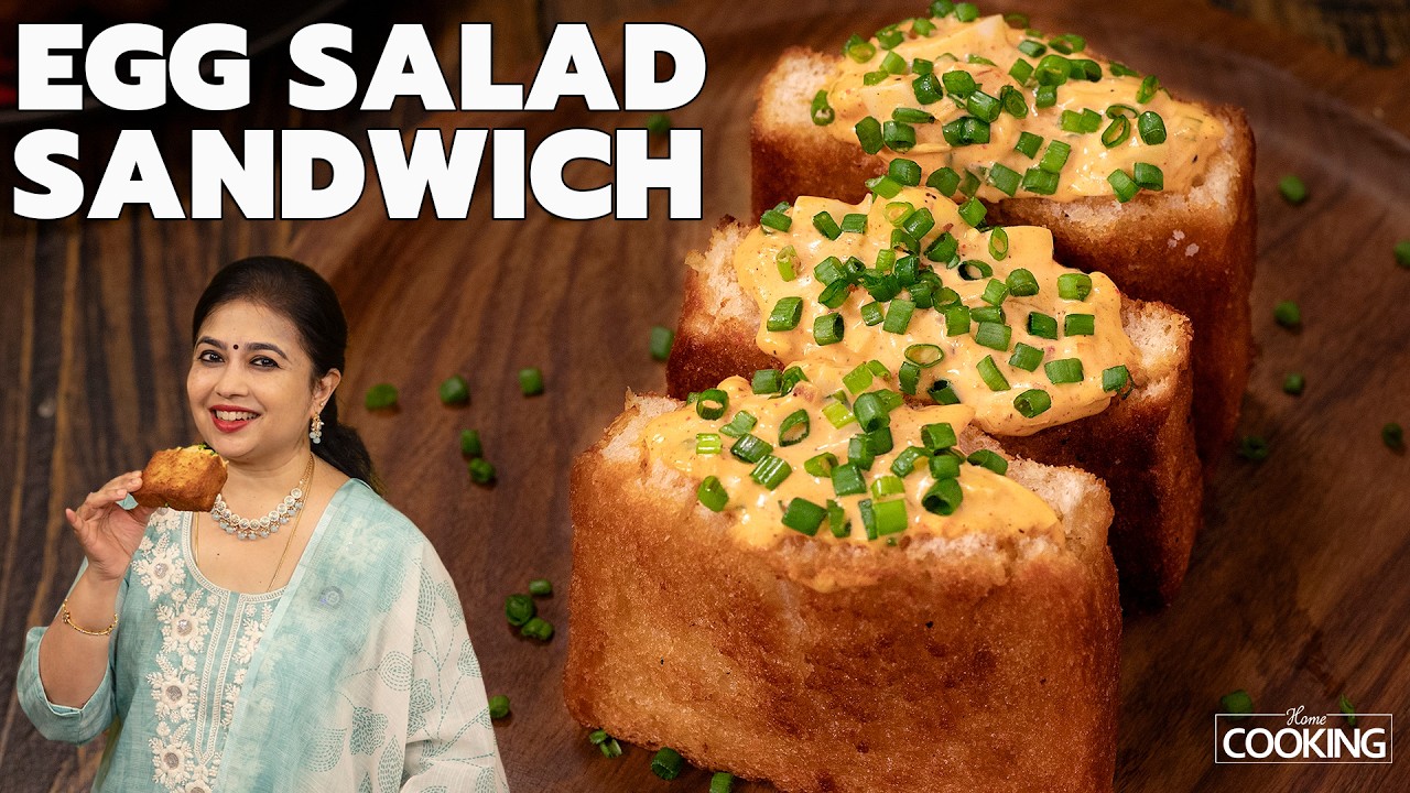 Egg Salad Sandwich | Japanese Fried bread Recipe | Creamy High Protein Recipe | Evening Snacks