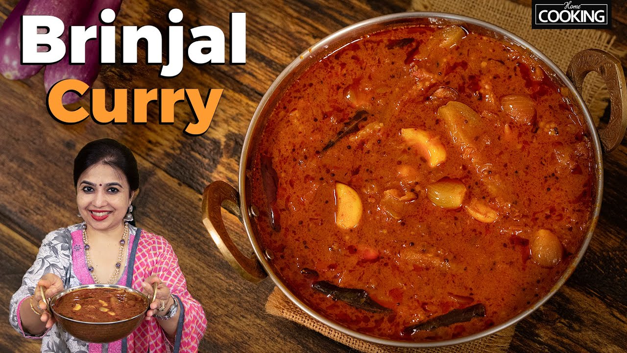 Brinjal Curry | Spicy Brinjal Gravy | South Indian Curry Recipes | Brinjal Recipe | Sidedish Recipes
