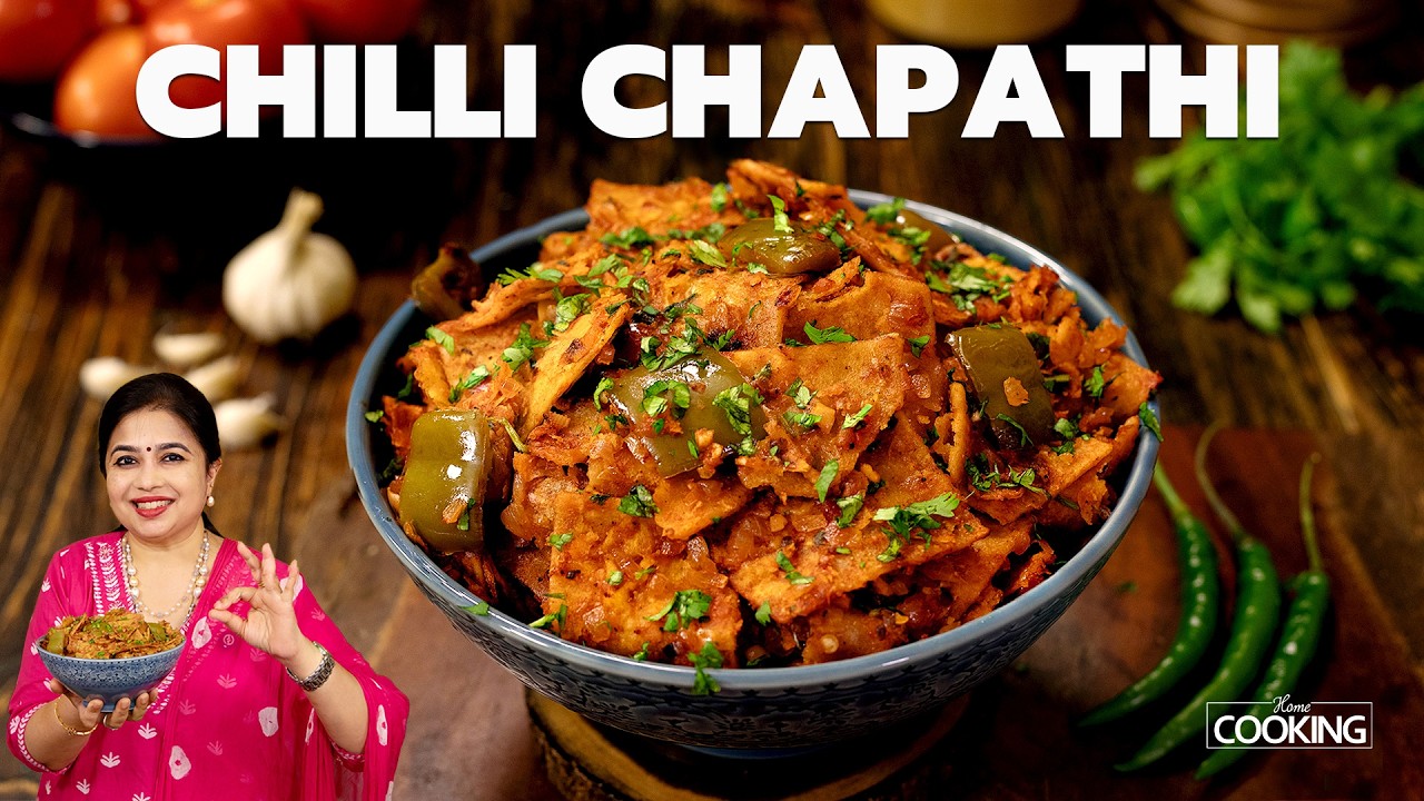 Chilli Chapathi | Leftover Chapathi Recipe | Quick Dinner Ideas | Kids Lunch Box