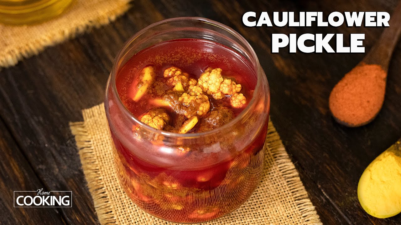 Cauliflower Pickle | Easy Indian Pickle Recipe | Side dish for Rice & Rotis | Gobi Achaar Recipe