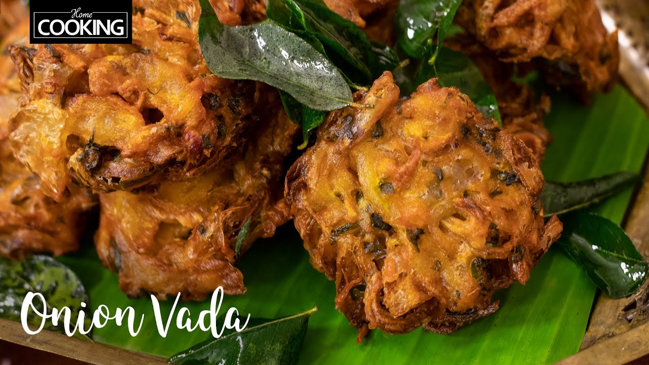 Onion Vada | Ulli Vada | Onion Bhaji Recipe | Kanda Bhaji | Kerala Snacks Recipes | Street Food
