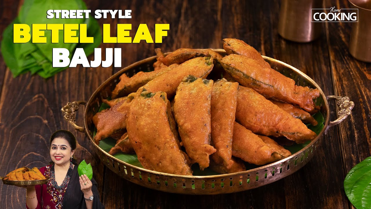Crispy Betel Leaf Bajji Recipe | Perfect Rainy Day Snack | Monsoon Special Bajji