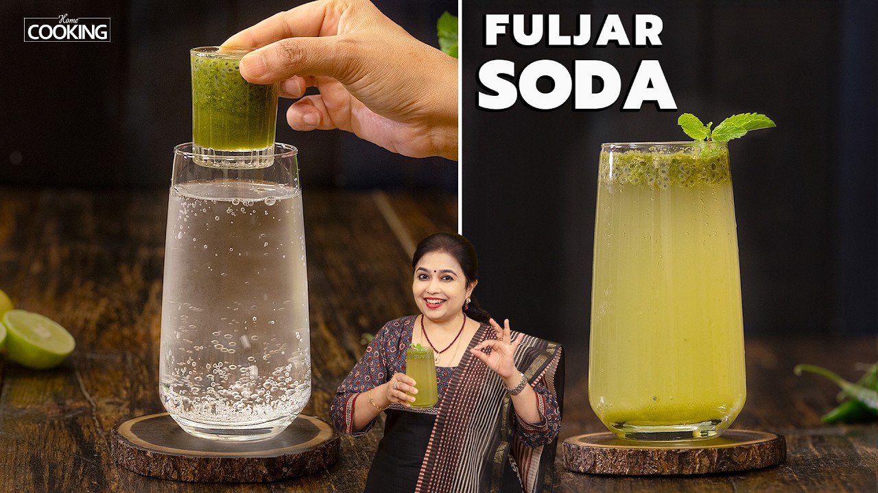 Fuljar Soda Recipe | Kerala Viral Drink Recipe | Spicy Lemon Soda Shot | Kulukki Soda Style