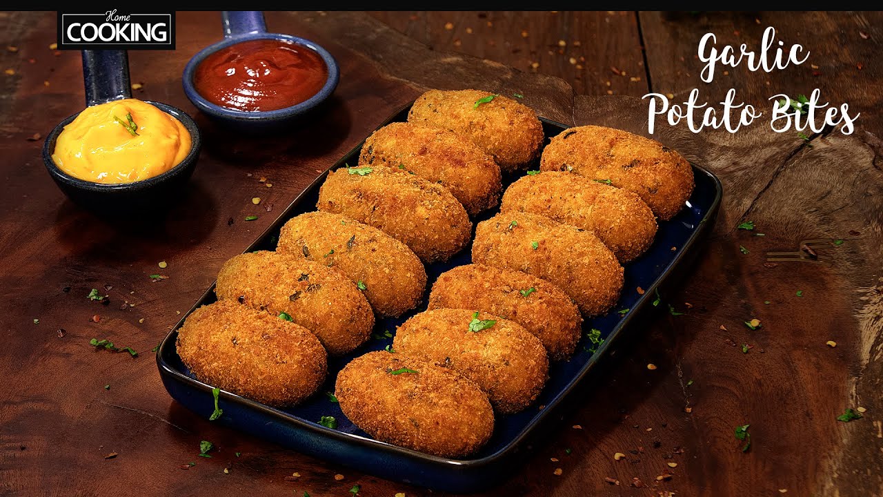 Chilli Garlic Potato Bites | Snacks Recipes | Potato Recipes | Aloo Recipes | Tea Time Snacks