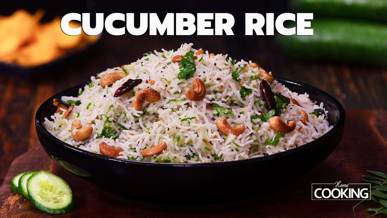 15-Minute Cucumber Rice | Easy One Pot Variety Rice | Kids Lunch Box Recipe