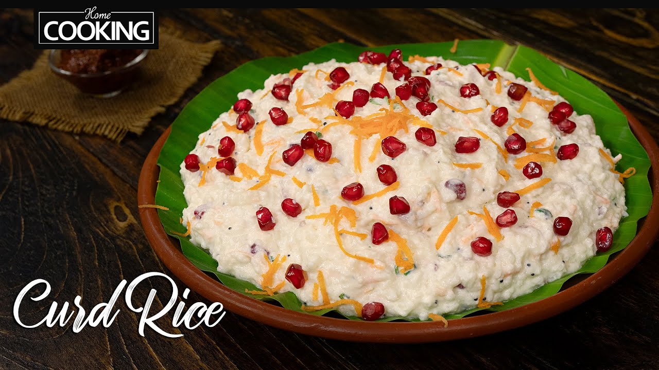 Curd Rice Recipe | Lunch Box Recipes | South Indian Style Creamy Curd Rice | Summer Special Recipe
