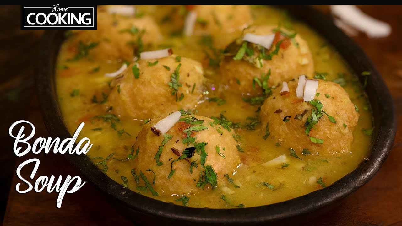 Bonda Soup Recipe | Karnataka Style Bonda Soup Recipe | Breakfast Recipes | Urad Dal Bonda