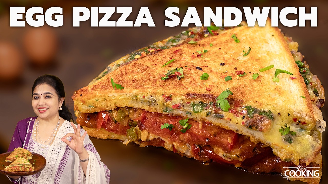 Egg Pizza Sandwich | Kids Lunch Box Ideas | Easy Bread Pizza Recipe