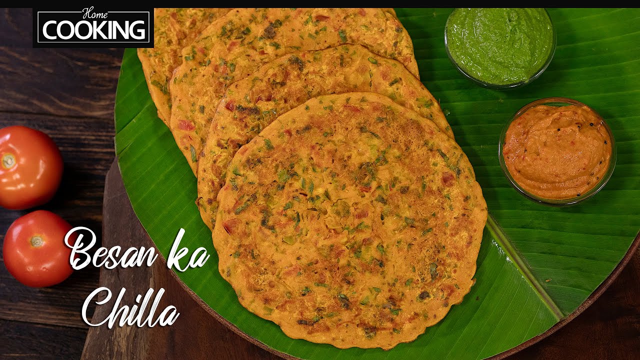 Besan ka Chilla | High Protein Breakfast | Eggless Omelette | Besan Cheela for Toddlers