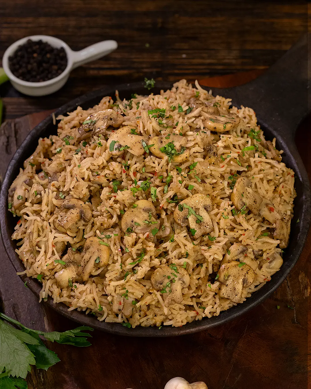 Herbed Mushroom Rice