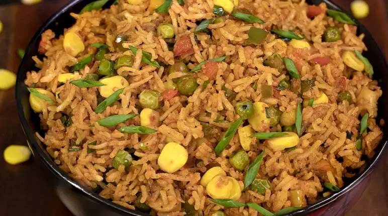 Veg Malaysian Fried Rice (Nasi Goreng Kampung) 5 Malaysian Veg Fried Rice