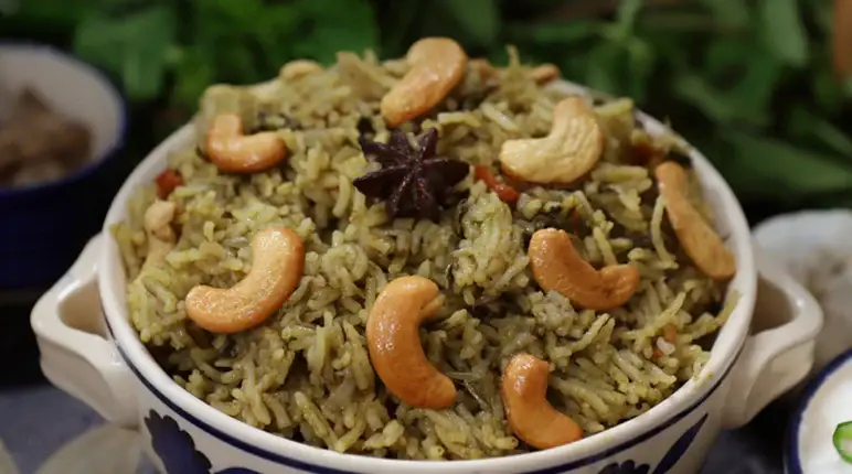 Mint Pulao 4 Mint Pulao
