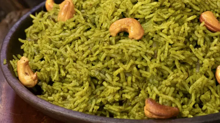 Palak Rice 8 Palak Rice