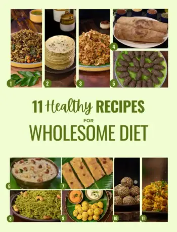 Healthy recipe for wholesome diet
