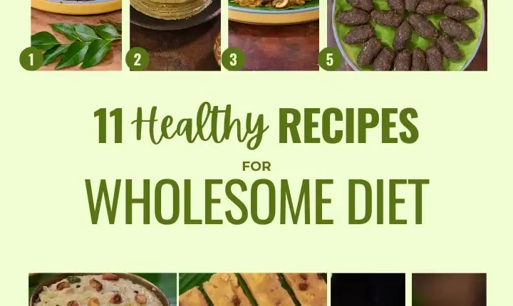 Healthy recipe for wholesome diet
