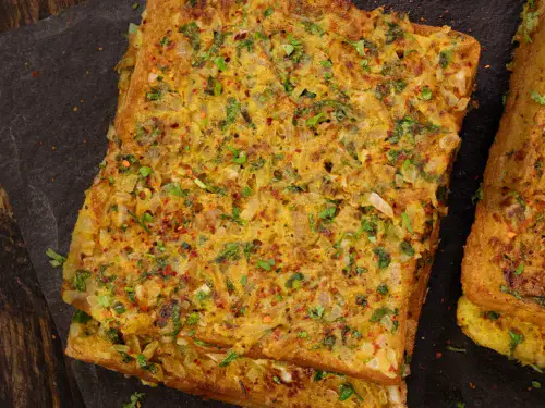Masala Egg Toast
