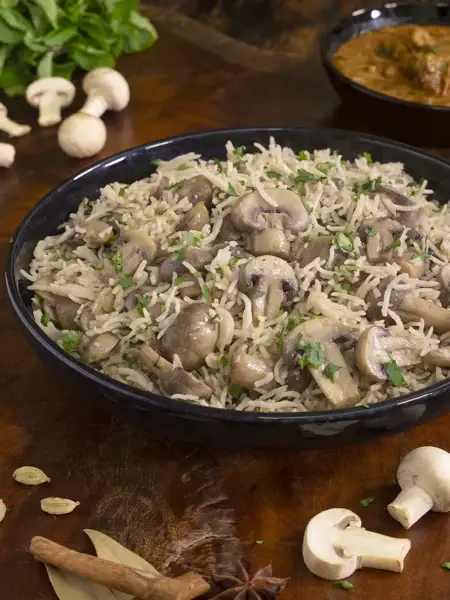 Mushroom Pulao
