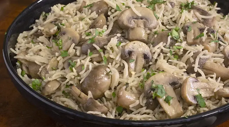 Mushroom Pulao