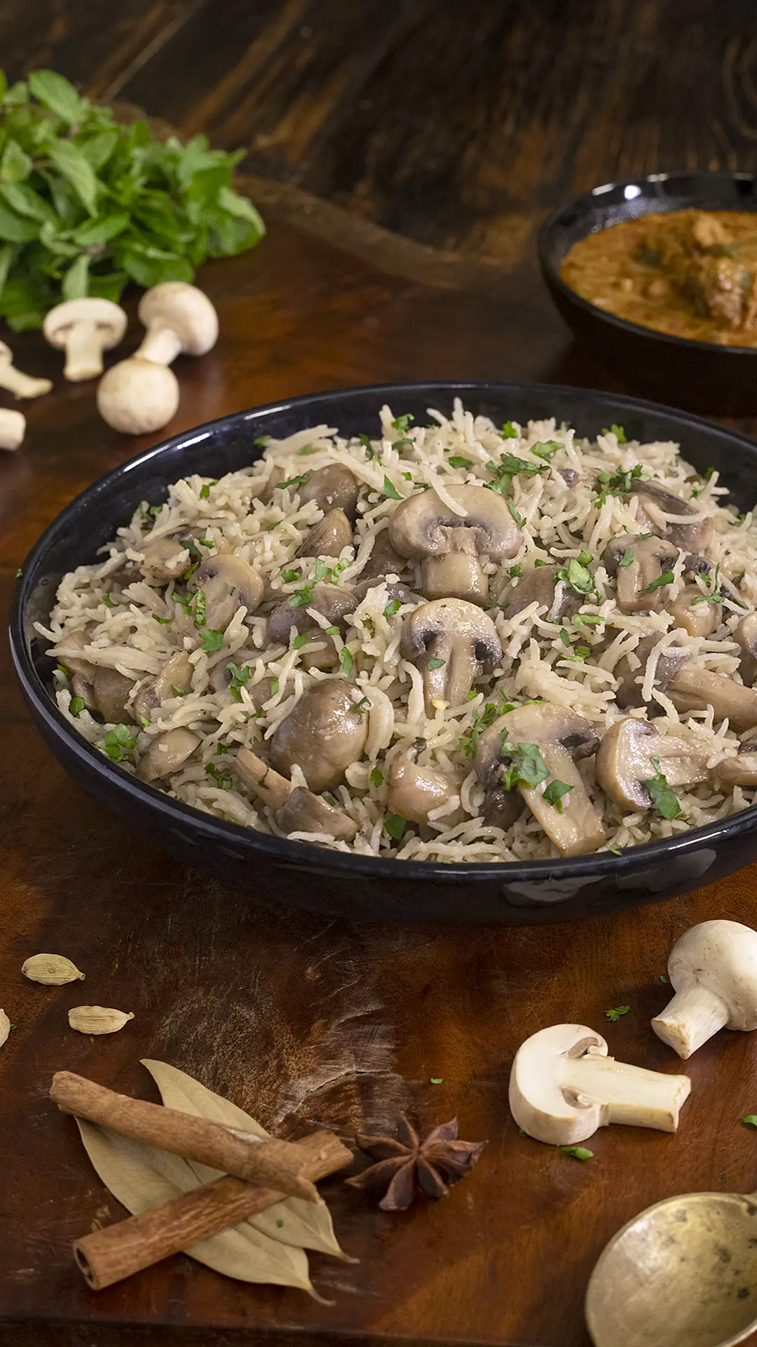 Mushroom Pulao