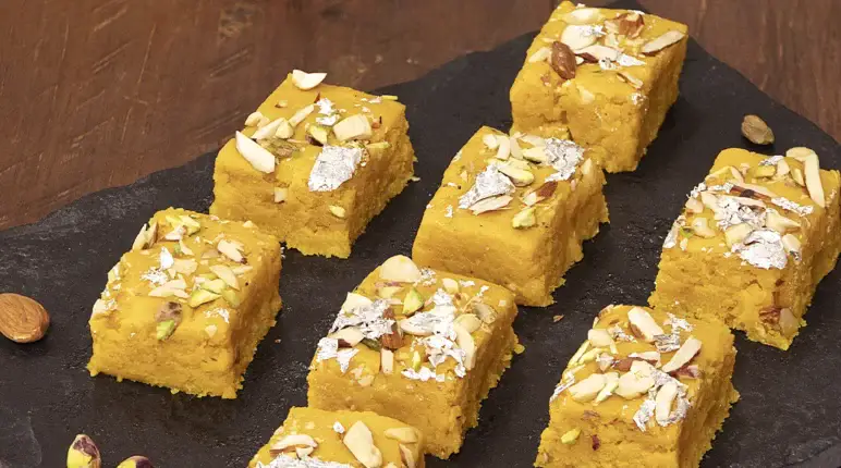 Mango Burfi 9 Mango Burfi