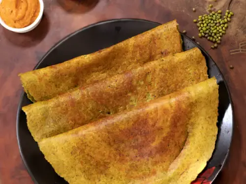 Sprouted Green Gram Dosa