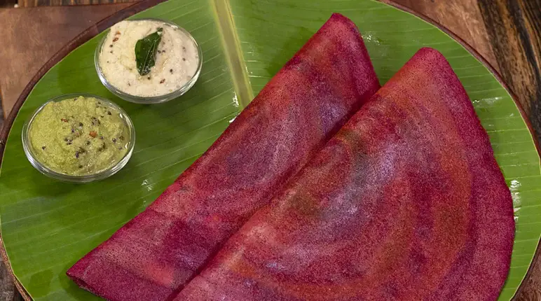 Beetroot Dosa