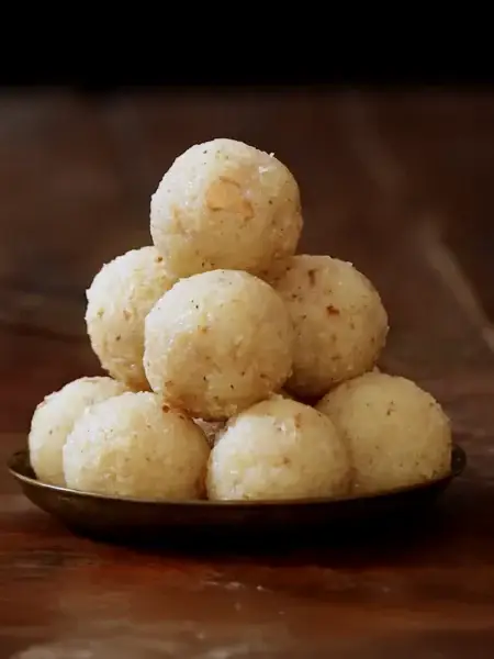 Condensed Milk Coconut Ladoo