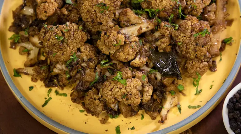 Cauliflower Pepper Fry