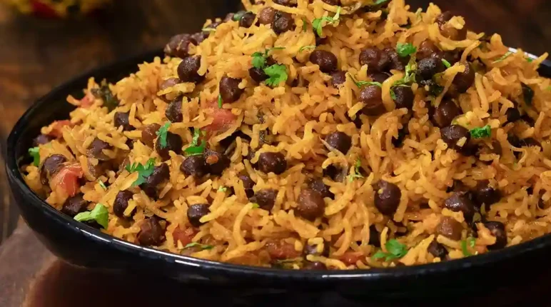 kala Chana Pulao